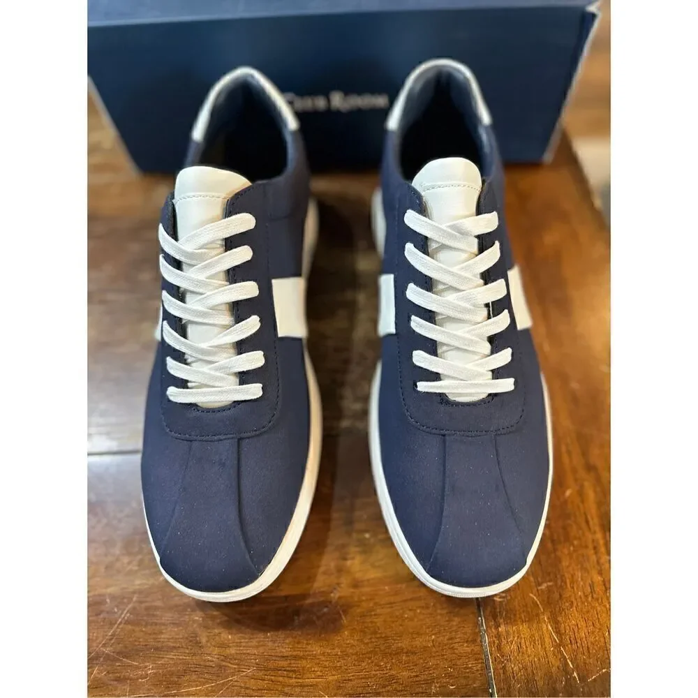 Clubroom Mens Comfort Edwin Round Toe Platform Lace-Up Athletic Sneakers Shoes